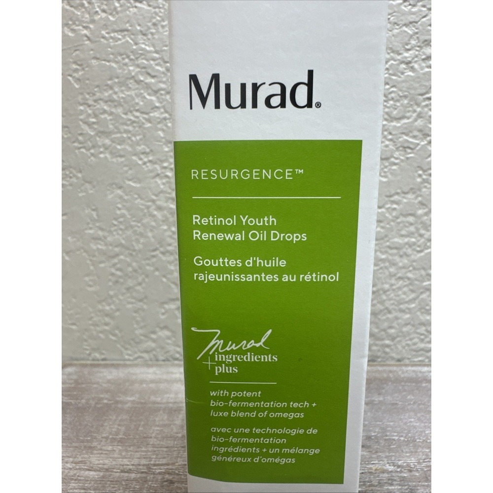 $23 π Murad Resurgence Retinol Youth Renewal Serum Oil Drops 1 oz / 30 mL NEW - Picture 4 of 4